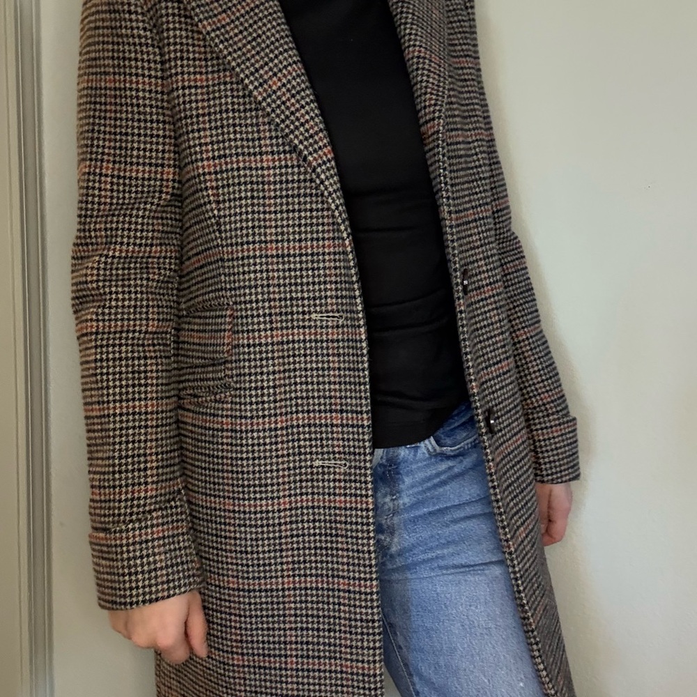 Lauren Ralph Lauren plaid Pea coat size 2 - Picture 12 of 15